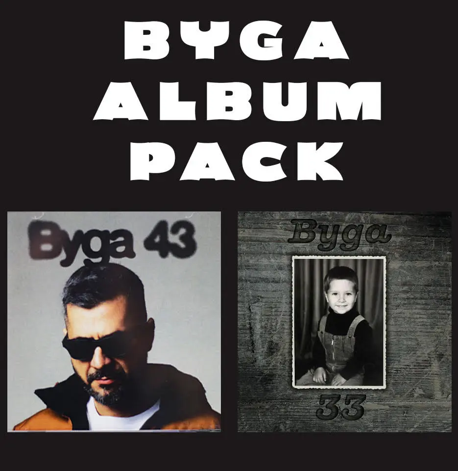 PACK BYGA - 43 ALBUM + 33 ALBUM + STICKER 